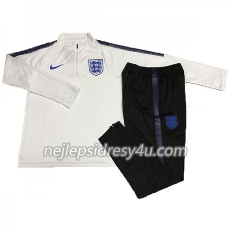 Anglie Tréninkový Mikina Soupravy 2018 Bílá